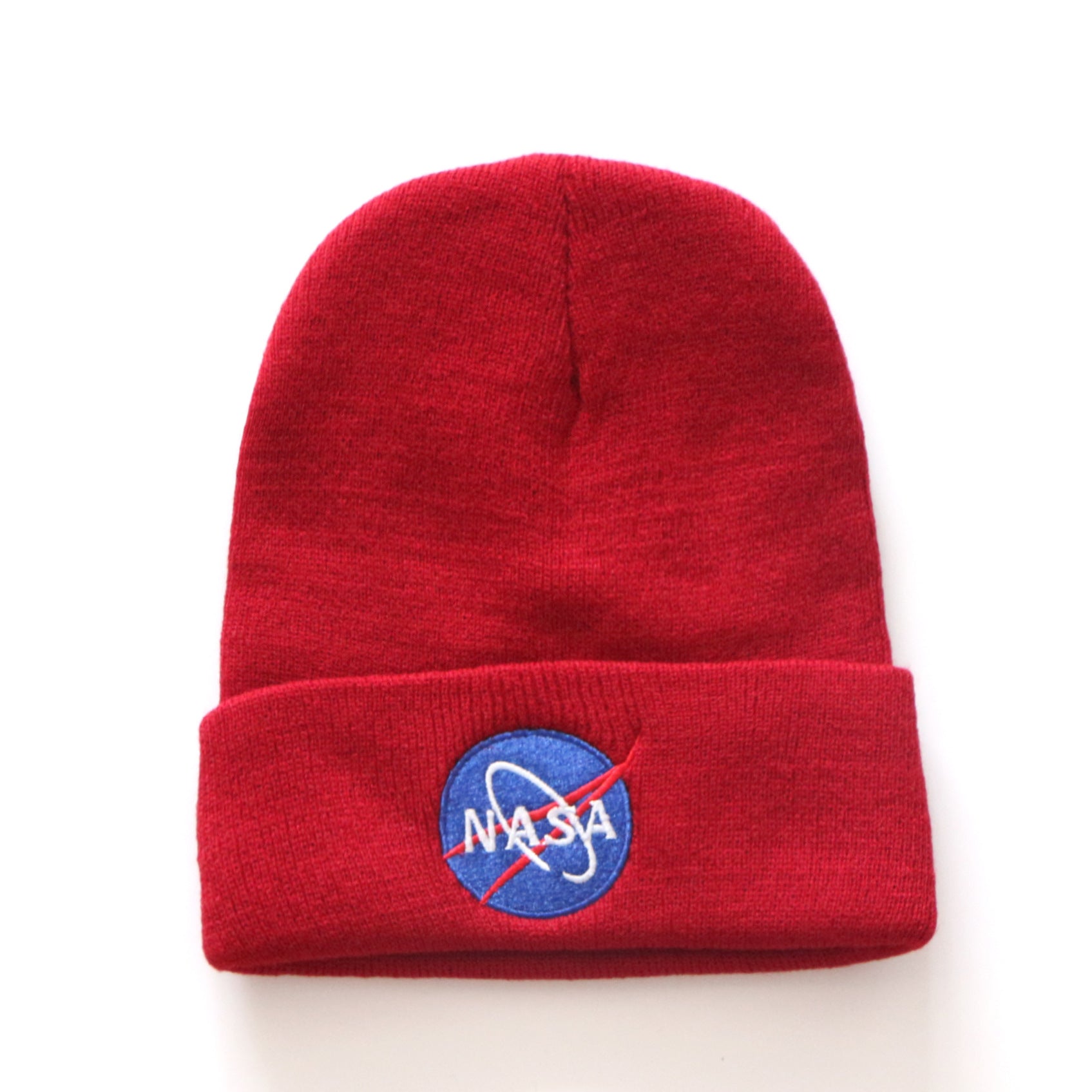 NASA Embroidered Knitted Beanie