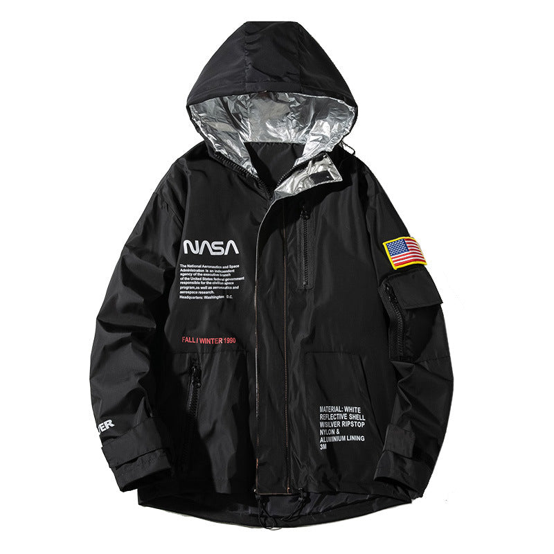 Rain Check Ready Reflective Windbreaker - Black, Fashion Nova, Jackets &  Coats